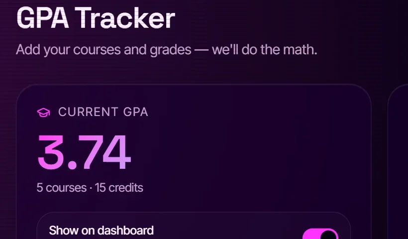 GPA tracker