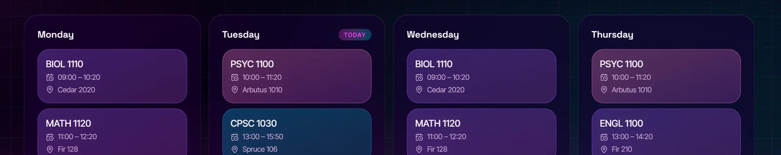Smart Schedule